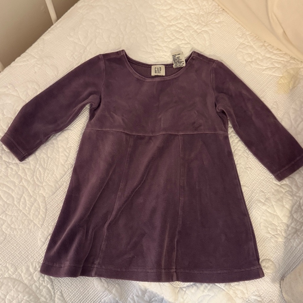 GAP Lavender Long Sleeve Dress
